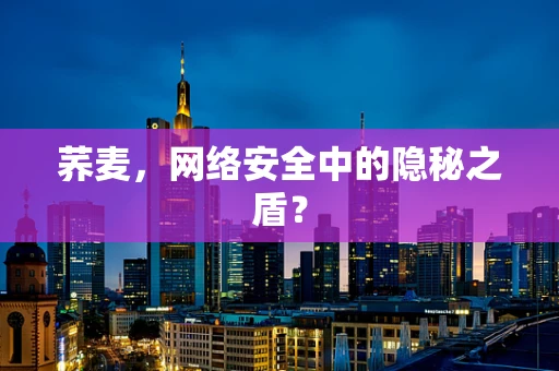 荞麦，网络安全中的隐秘之盾？