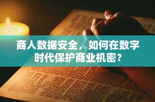商人数据安全，如何在数字时代保护商业机密？