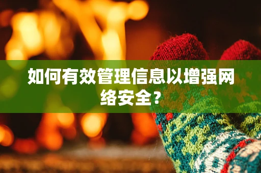 如何有效管理信息以增强网络安全？