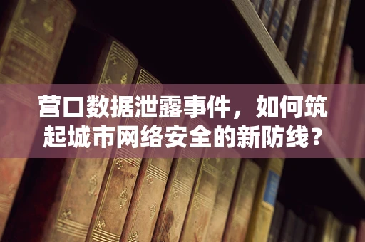 营口数据泄露事件，如何筑起城市网络安全的新防线？