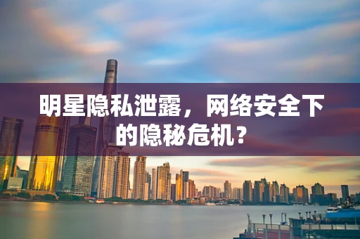 明星隐私泄露，网络安全下的隐秘危机？