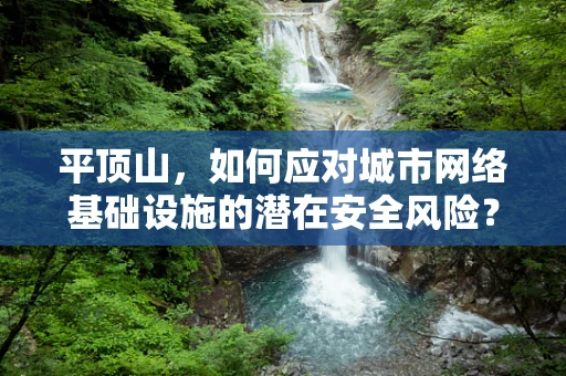 平顶山，如何应对城市网络基础设施的潜在安全风险？