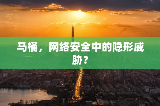 马桶，网络安全中的隐形威胁？