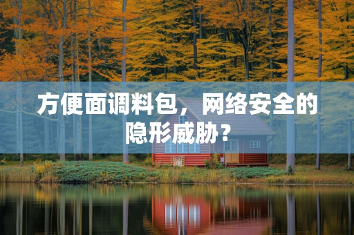 方便面调料包，网络安全的隐形威胁？