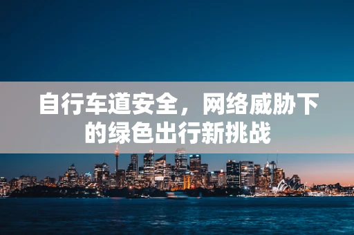自行车道安全，网络威胁下的绿色出行新挑战