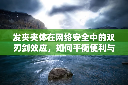 发夹夹体在网络安全中的双刃剑效应，如何平衡便利与风险？