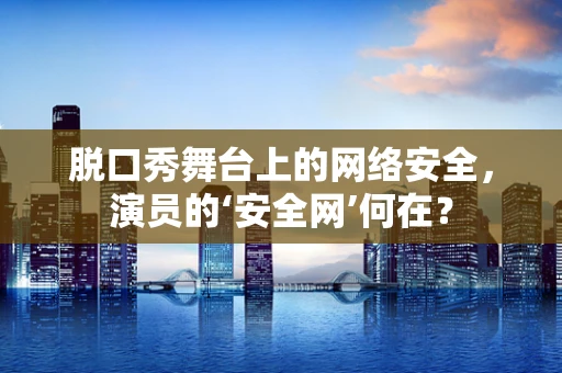 脱口秀舞台上的网络安全，演员的‘安全网’何在？
