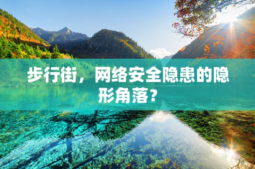 步行街，网络安全隐患的隐形角落？