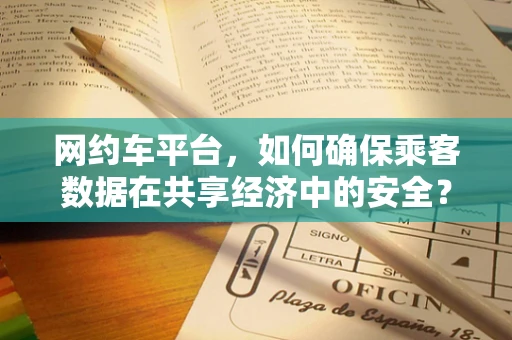 网约车平台，如何确保乘客数据在共享经济中的安全？