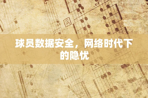球员数据安全，网络时代下的隐忧