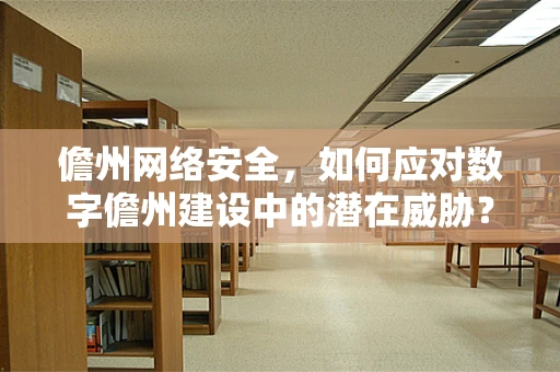 儋州网络安全，如何应对数字儋州建设中的潜在威胁？
