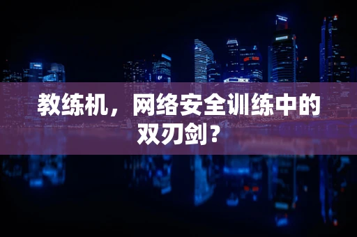 教练机，网络安全训练中的双刃剑？