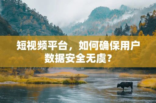 短视频平台，如何确保用户数据安全无虞？