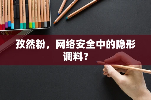 孜然粉，网络安全中的隐形调料？