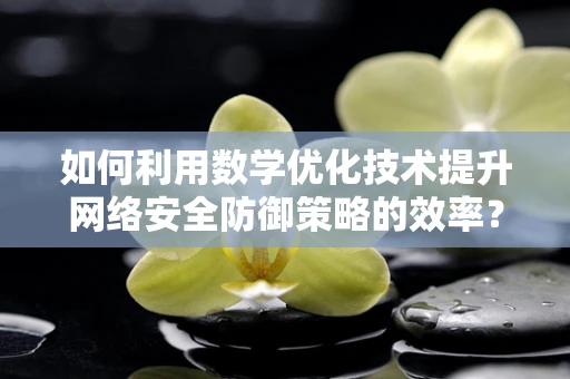 如何利用数学优化技术提升网络安全防御策略的效率？