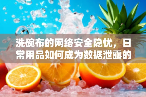 洗碗布的网络安全隐忧，日常用品如何成为数据泄露的帮凶？
