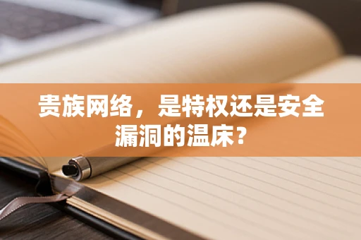 贵族网络，是特权还是安全漏洞的温床？