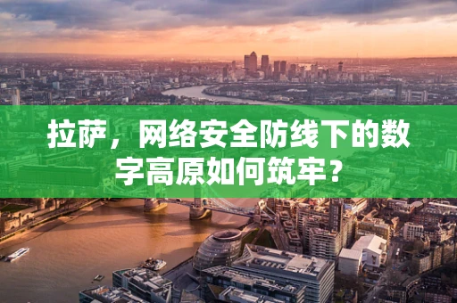 拉萨，网络安全防线下的数字高原如何筑牢？