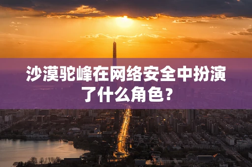 沙漠驼峰在网络安全中扮演了什么角色？