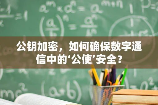 公钥加密，如何确保数字通信中的‘公使’安全？