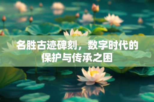 名胜古迹碑刻，数字时代的保护与传承之困