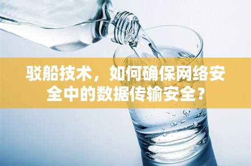驳船技术，如何确保网络安全中的数据传输安全？