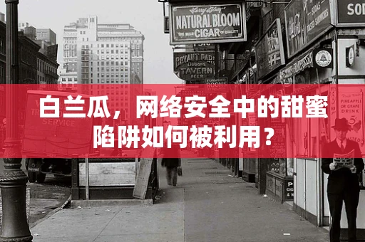 白兰瓜，网络安全中的甜蜜陷阱如何被利用？