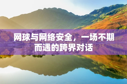 网球与网络安全，一场不期而遇的跨界对话