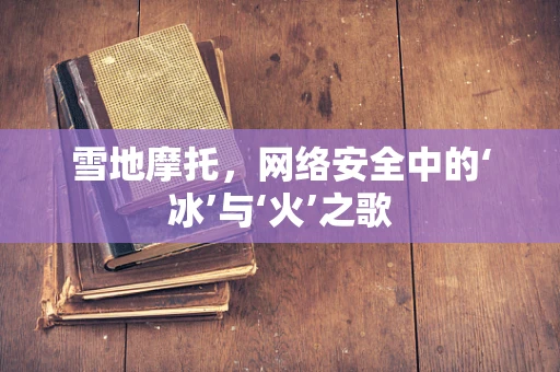 雪地摩托，网络安全中的‘冰’与‘火’之歌