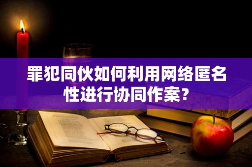 罪犯同伙如何利用网络匿名性进行协同作案？