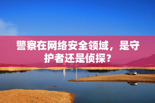 警察在网络安全领域，是守护者还是侦探？