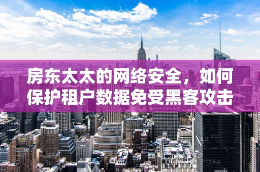 房东太太的网络安全，如何保护租户数据免受黑客攻击？