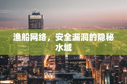 渔船网络，安全漏洞的隐秘水域