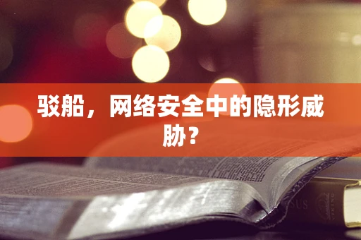 驳船，网络安全中的隐形威胁？