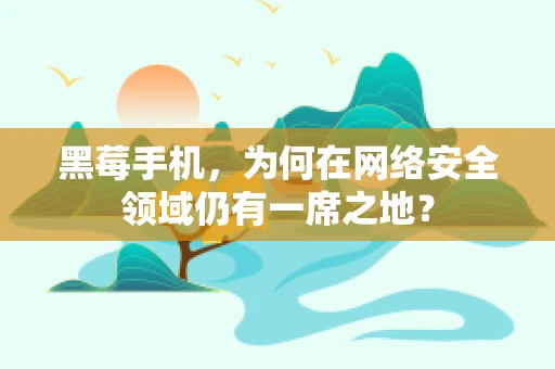 黑莓手机，为何在网络安全领域仍有一席之地？