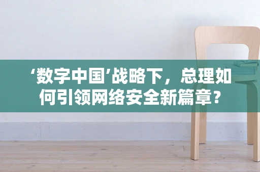 ‘数字中国’战略下，总理如何引领网络安全新篇章？