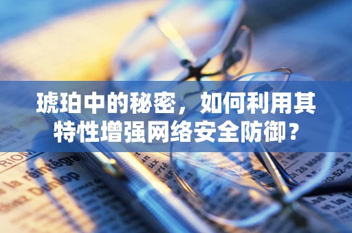 琥珀中的秘密，如何利用其特性增强网络安全防御？