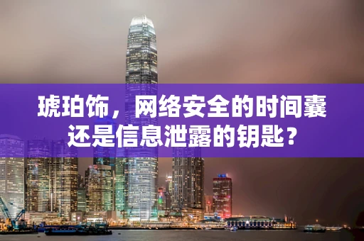 琥珀饰，网络安全的时间囊还是信息泄露的钥匙？