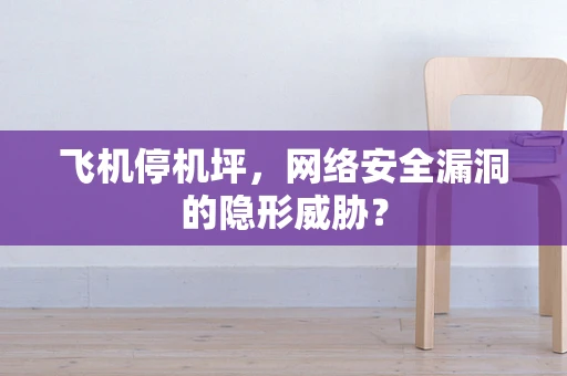 飞机停机坪，网络安全漏洞的隐形威胁？