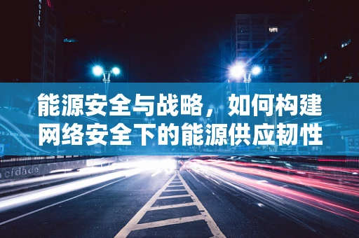 能源安全与战略，如何构建网络安全下的能源供应韧性？