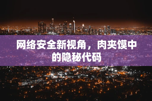 网络安全新视角，肉夹馍中的隐秘代码