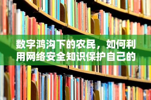 数字鸿沟下的农民，如何利用网络安全知识保护自己的数字资产？