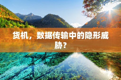 货机，数据传输中的隐形威胁？