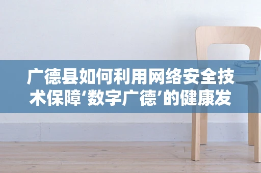 广德县如何利用网络安全技术保障‘数字广德’的健康发展？