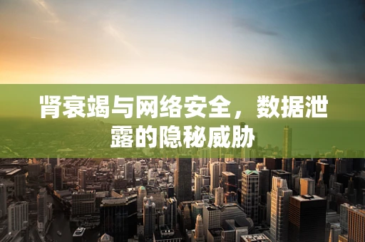 肾衰竭与网络安全，数据泄露的隐秘威胁