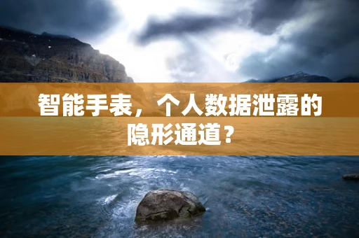 智能手表，个人数据泄露的隐形通道？