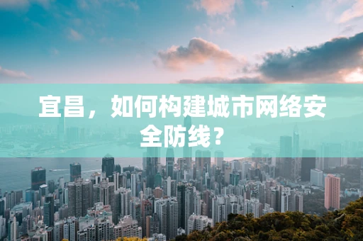 宜昌，如何构建城市网络安全防线？