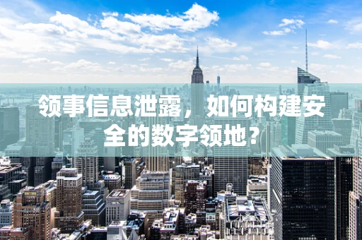 领事信息泄露，如何构建安全的数字领地？