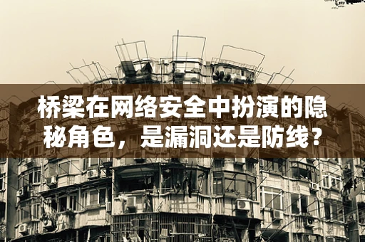 桥梁在网络安全中扮演的隐秘角色，是漏洞还是防线？