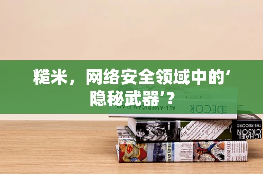 糙米，网络安全领域中的‘隐秘武器’？